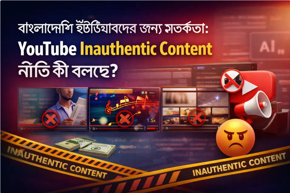 Bangladeshi Youtubers Warning SEO Diagram