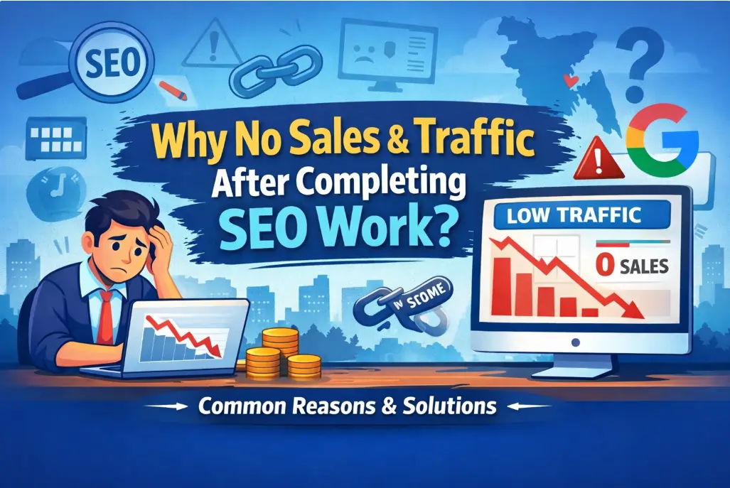 Graph showing a steep upward trajectory in organic traffic and lead generation over a 6-month period