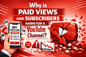Why is paid view and subscriber harm for a YouTube
