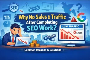 Why No Sales and Traffic After Completing SEO Work